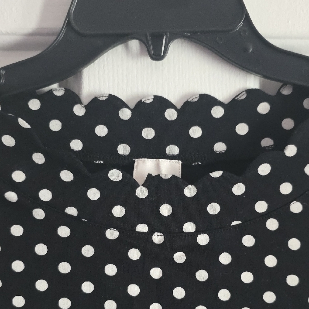 Anne Klein Black and White Polka Dot Short Sleeve Top, NWT, Size Small. - Picture 11 of 11
